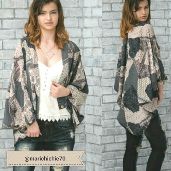 Threadzwear Tops - NWT Silky Cocoon Kimono